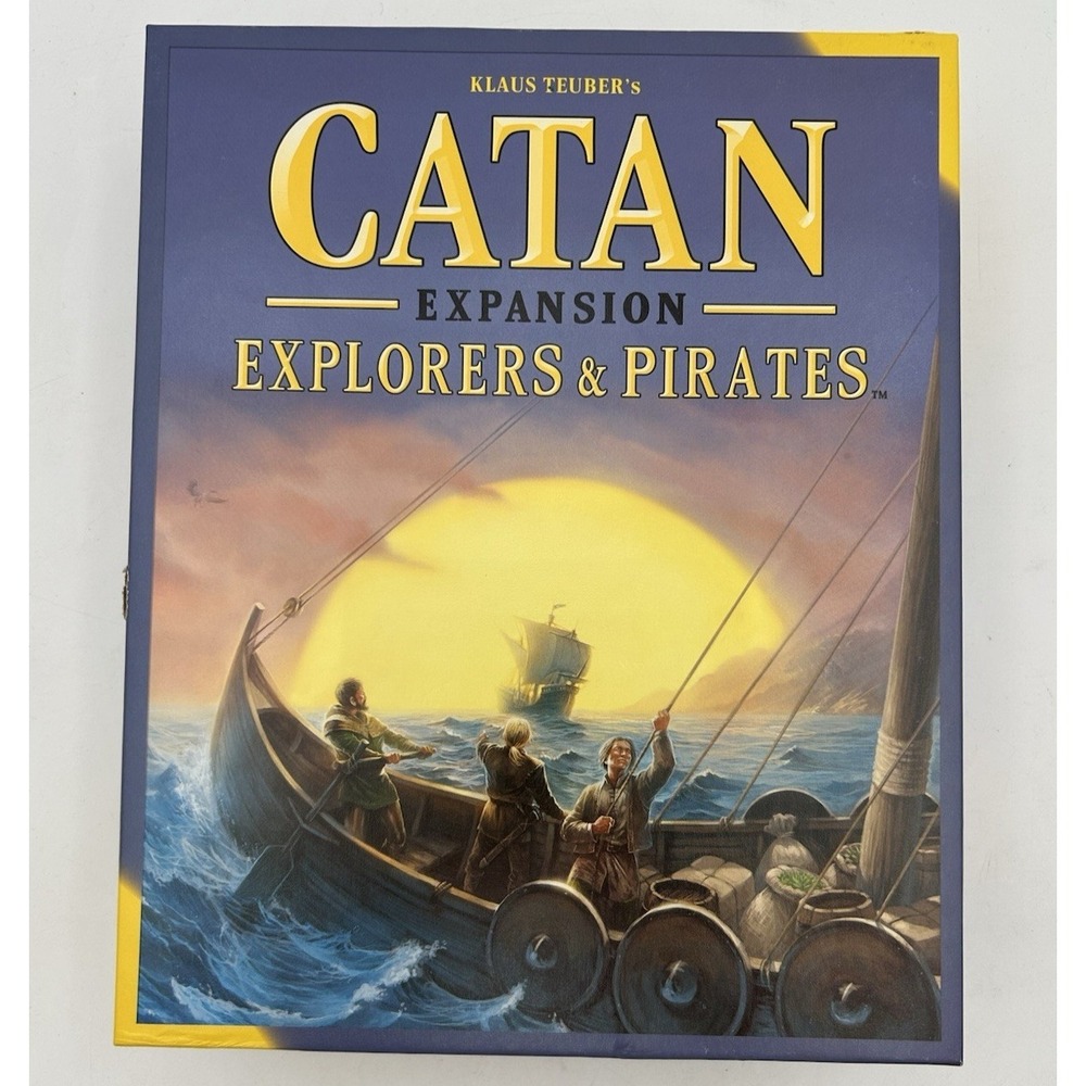 Catan Explorers & Pirates Expansion Adventure Board Game 5th Edition Complete